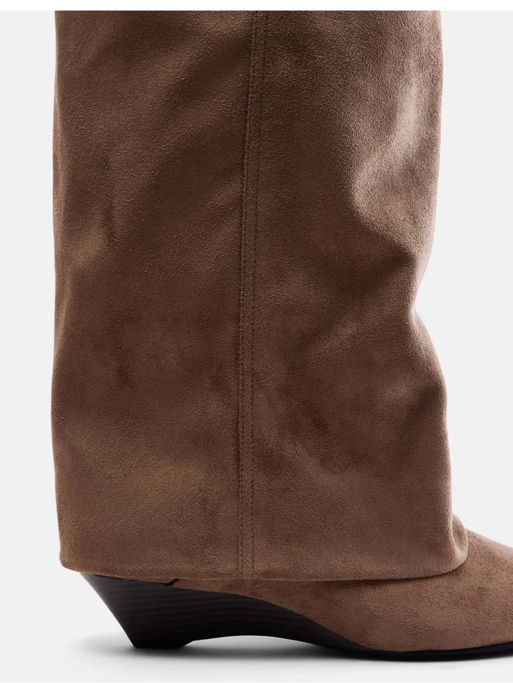 Women’s Tall Slouch Suede Boots in Brown